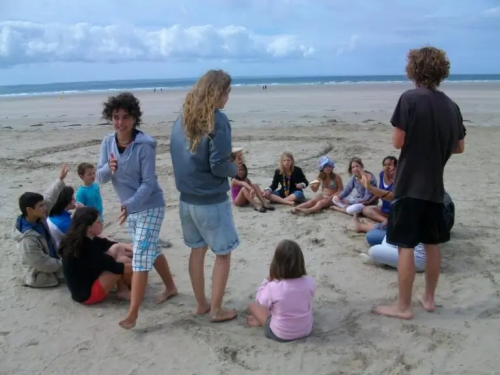 Colonie de vacances à la mer